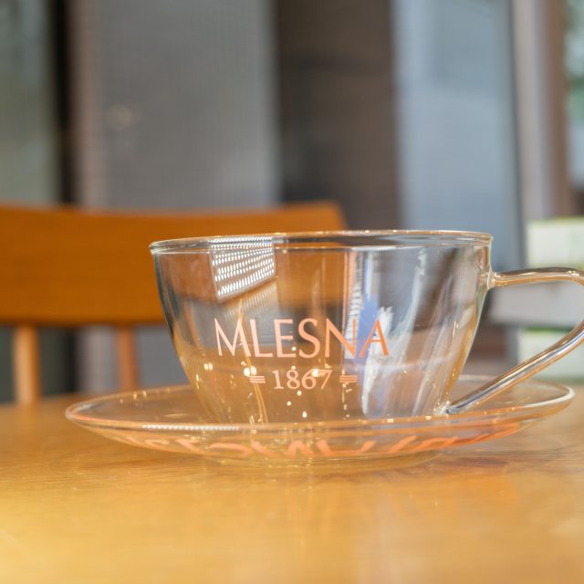 【数量限定】ガラス ティーカップ （オレンジ）